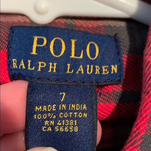 Polo RL Plaid Button Down - Picture 7 of 7